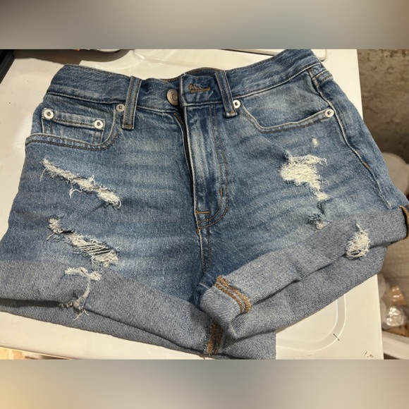 Aeropostle Mom shorts Sz 0 - Picture 1 of 4
